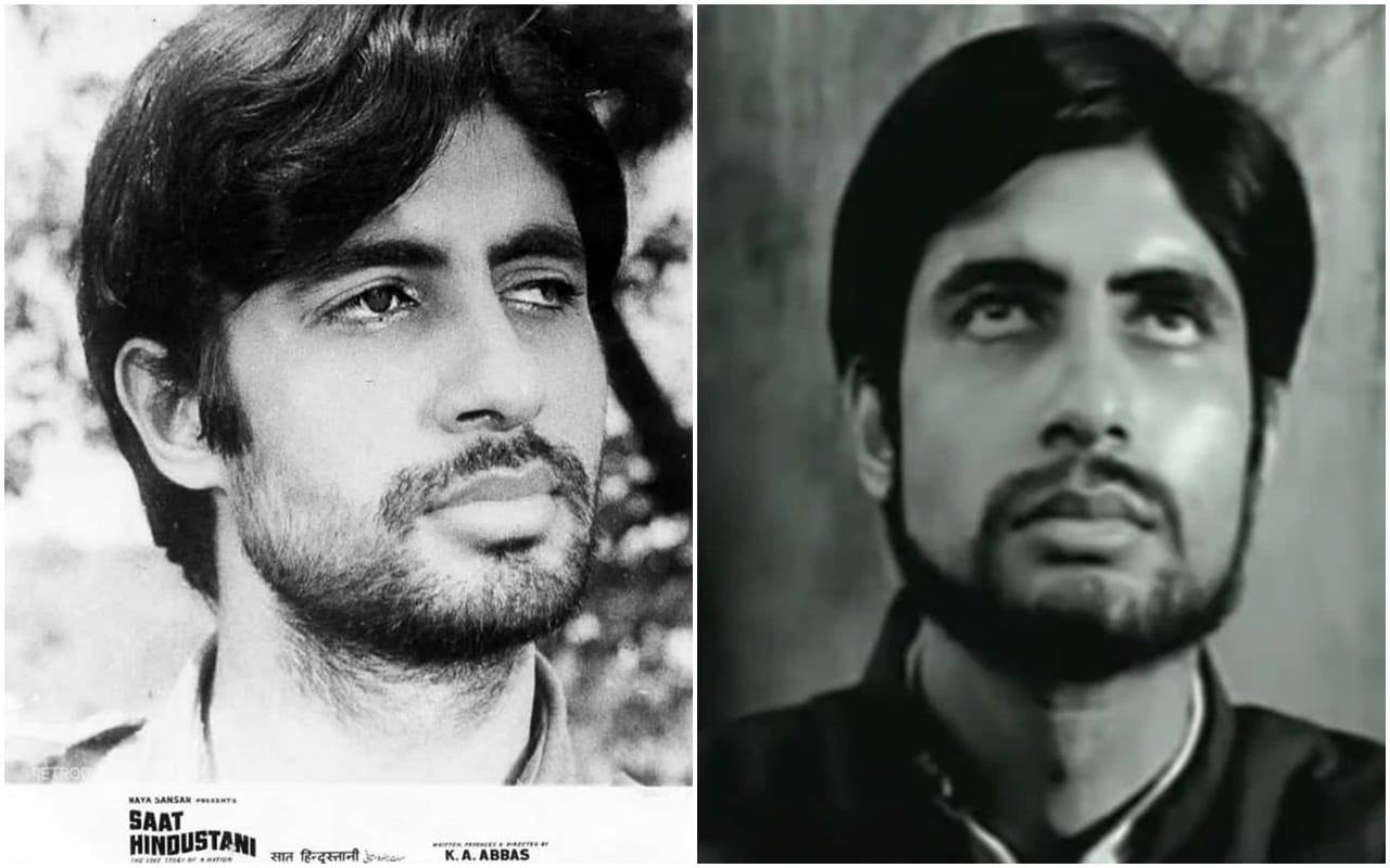 Amitabh Bachchan completes 50 years in bollywood Saat Hindustani directed by Khwaja Ahmad Abbas