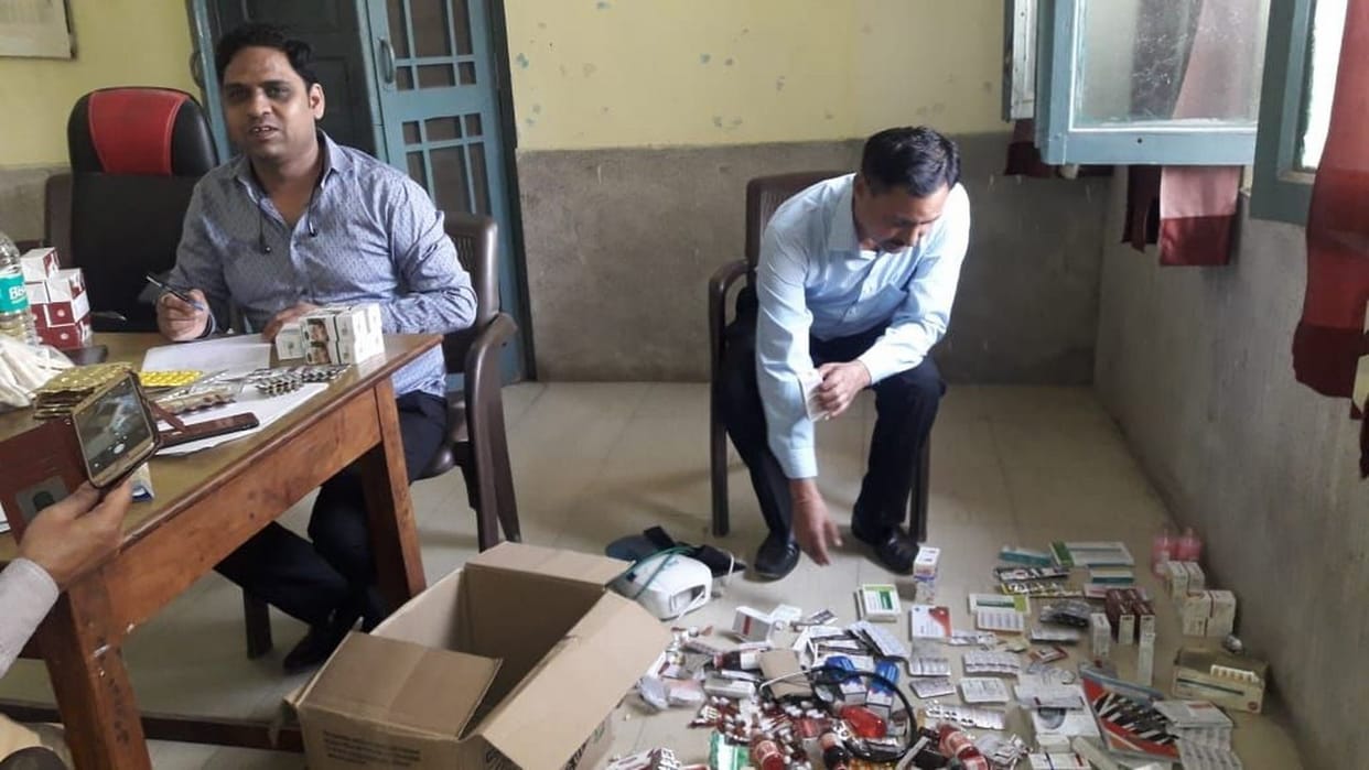 Clinic is running without license in Jaspur