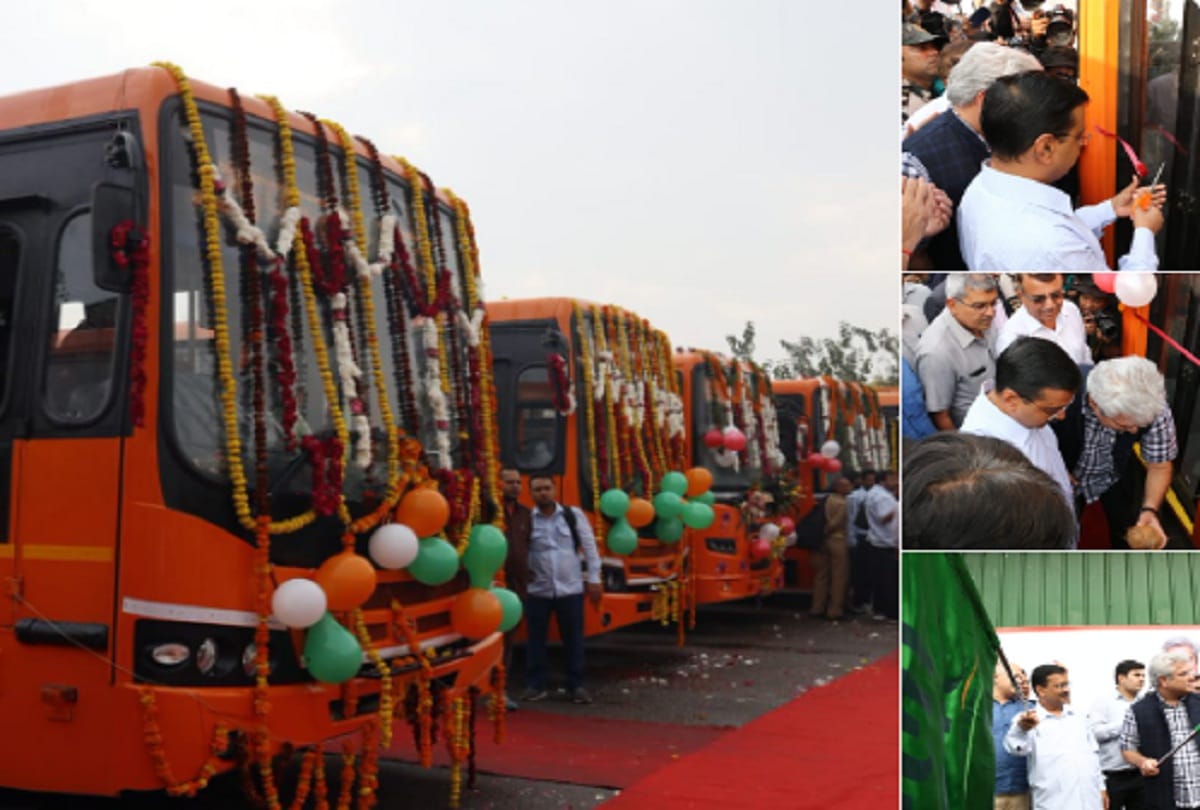 100 new buses come on delhi roads today