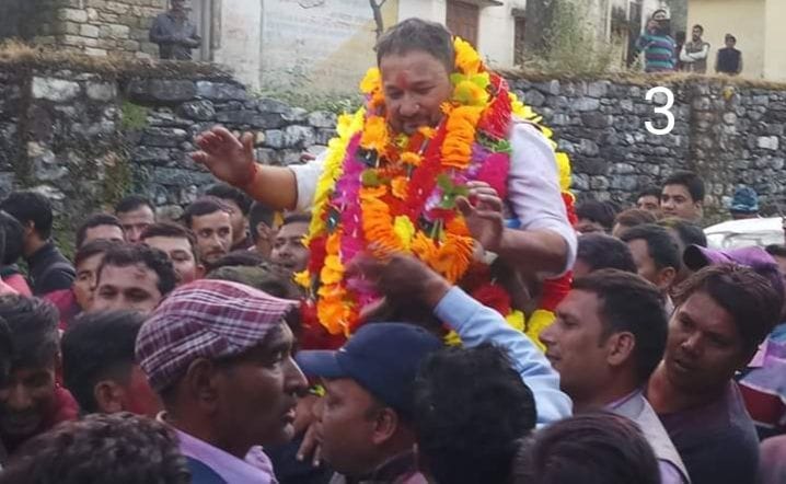 pushpa and govind became the block chairman of bageshwar and kupkote respectively