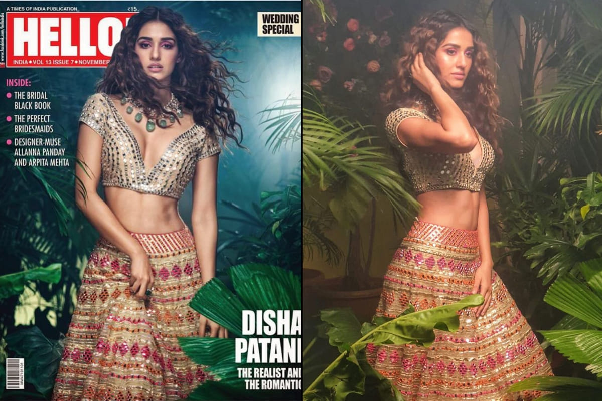 disha patani beautiful photoshoot for hello india magazine in abhinav mishra