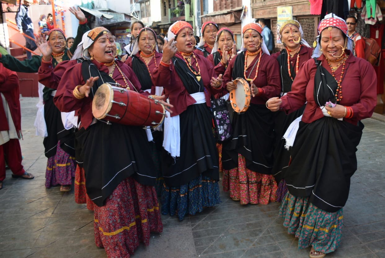 A grand procession took place in the city
