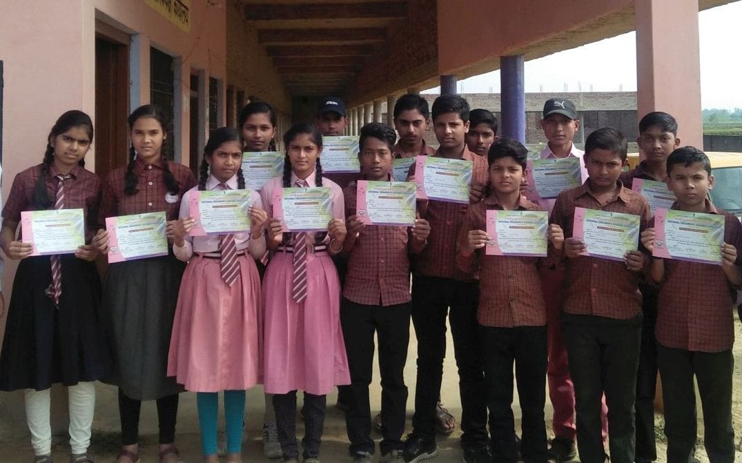 Rahul, Pallavi and Vivek topped the Children Scientific Conference