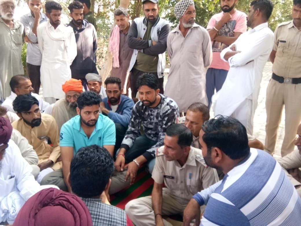 family members sit in the civil hospital to arrest the accused