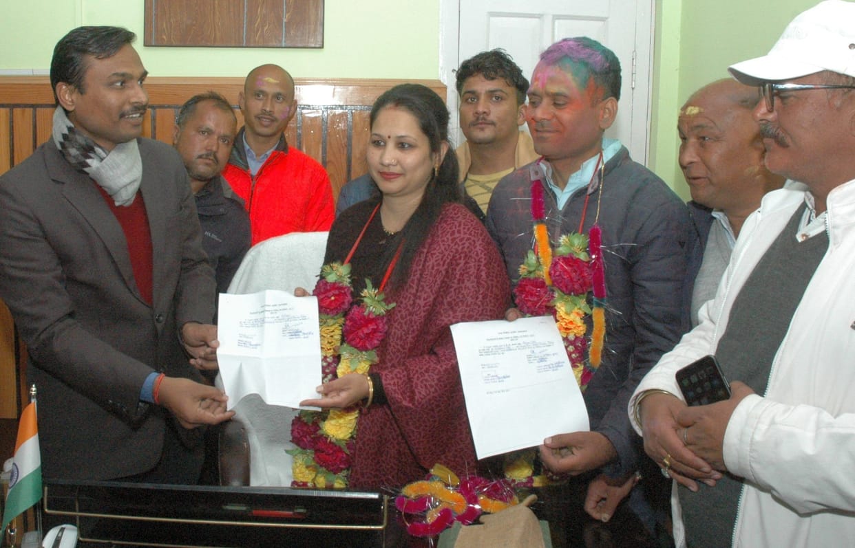 Komal Mehta becomes District Panchayat Vice President