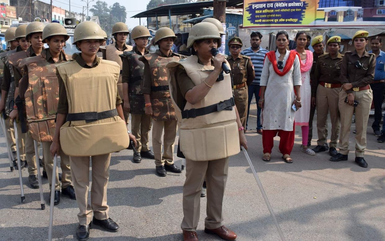 The police station is divided into categories regarding the decision on Ayodhya