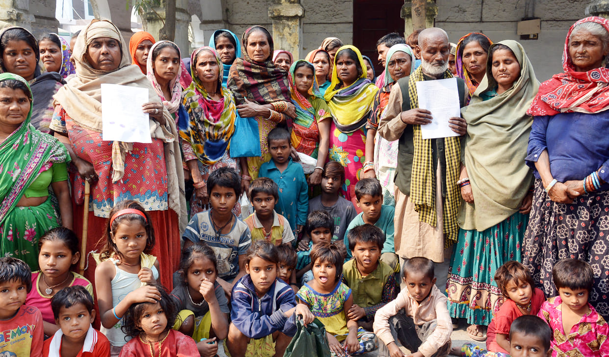 Slum residents plead