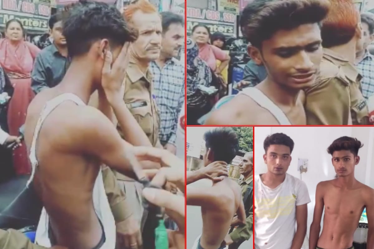 Pratapgarh: A cock was made to run away after commenting on the student.