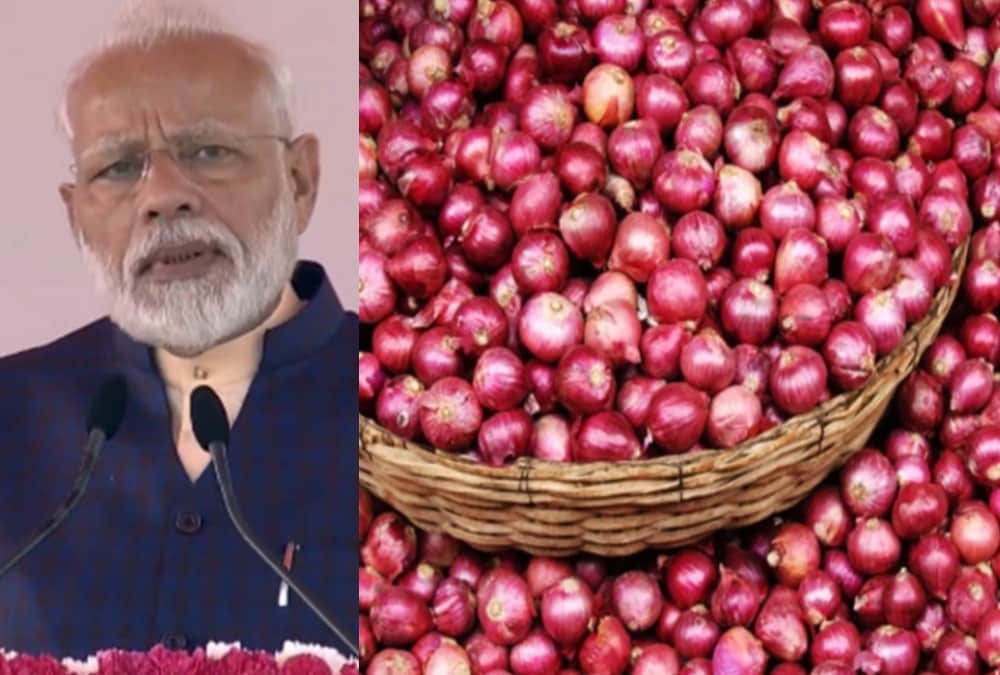 Price of onion in Lucknow market.