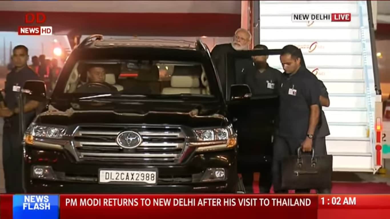 Next generation Toyota Land Cruiser joined in PM Narendra Modi Official Car Convoy
