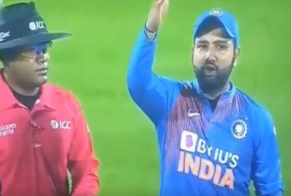 IndvBAN Rohit Sharma Reaction on abusing third umpire says next time check where the camera