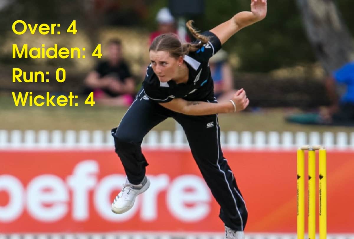 New Zealand women cricketer Rosemary Mair takes a double hat-trick maiden in an inter-district match