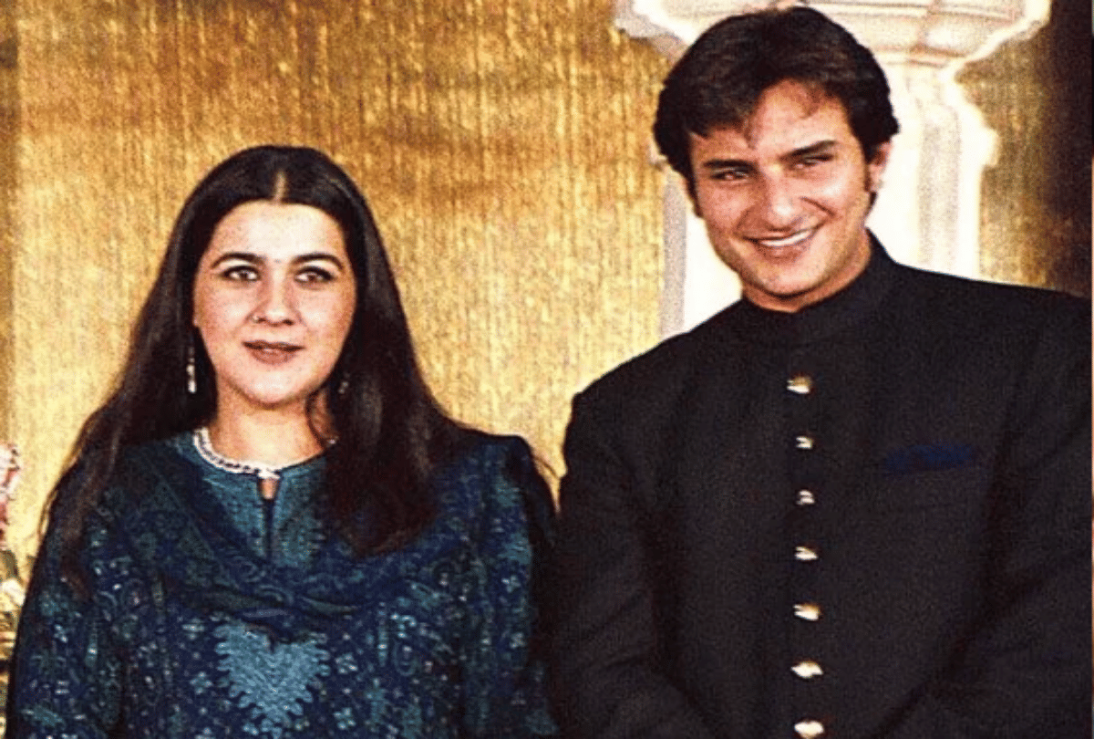 saif ali khan talk about his first wife amrita singh