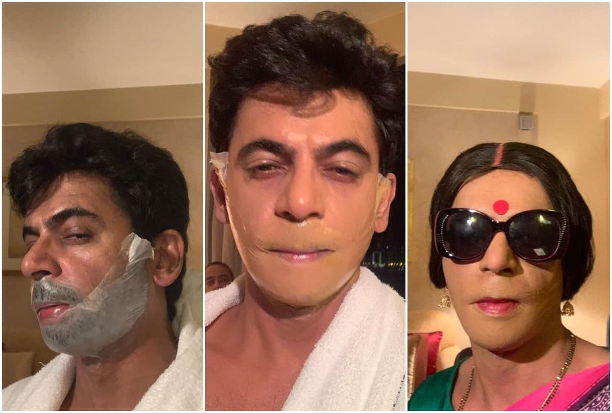Sunil Grover Share The Kapil Sharma Show Character Rinku Bhabhi Transformation Pictures