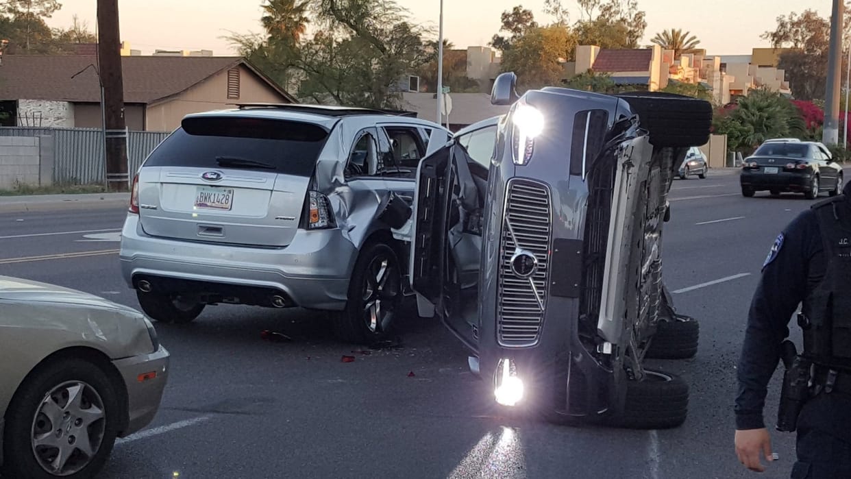 Uber self Driving car software was detected to fail Pedestrian Could Jaywalk