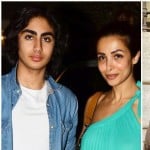 Arhaan Khan, Malaika and Arjun Kapoor