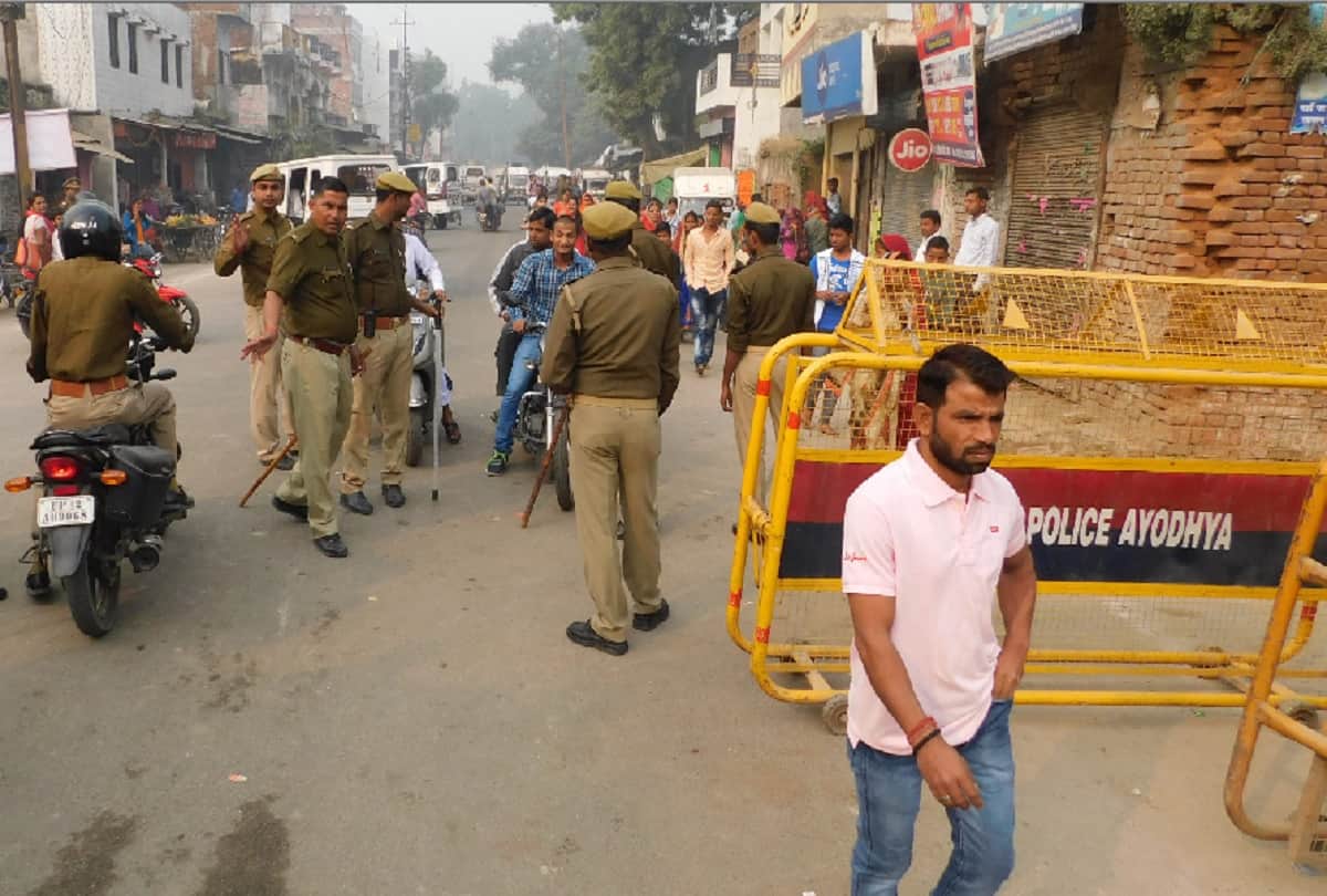 Ayodhya dispute Security tightened 40 company sent additional paramilitary force RPF leave canceled