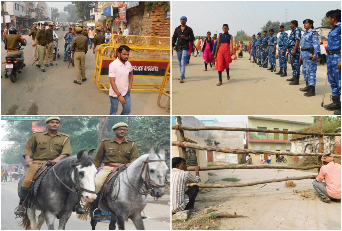 Ayodhya dispute Security tightened 40 company sent additional paramilitary force RPF leave canceled