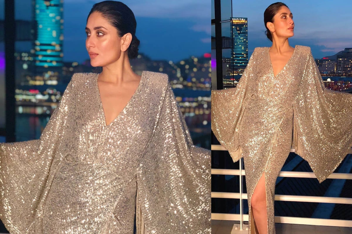 kareena kapoor sizzles in shimmer dress in sydney australia