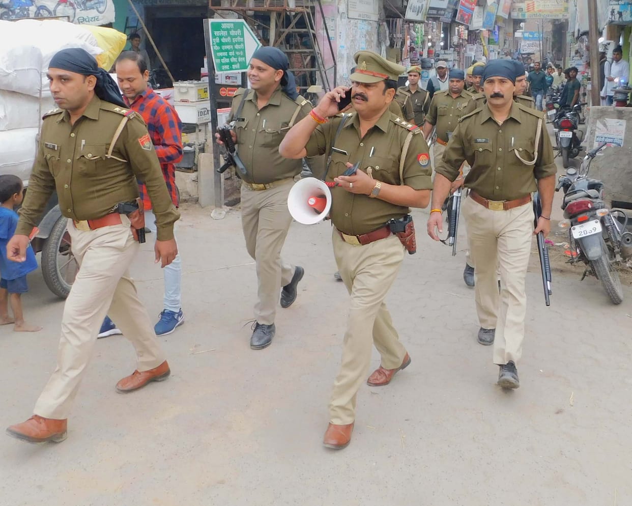 Police-Pac gave message of peace and security by marching on foot