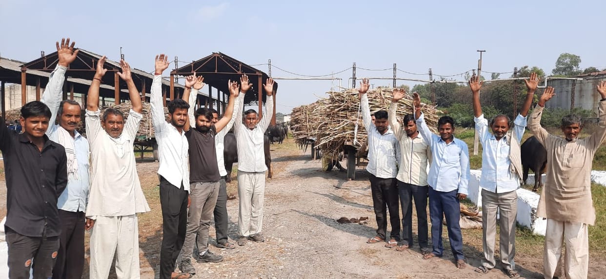 Farmers created ruckus due to lack of sugarcane
