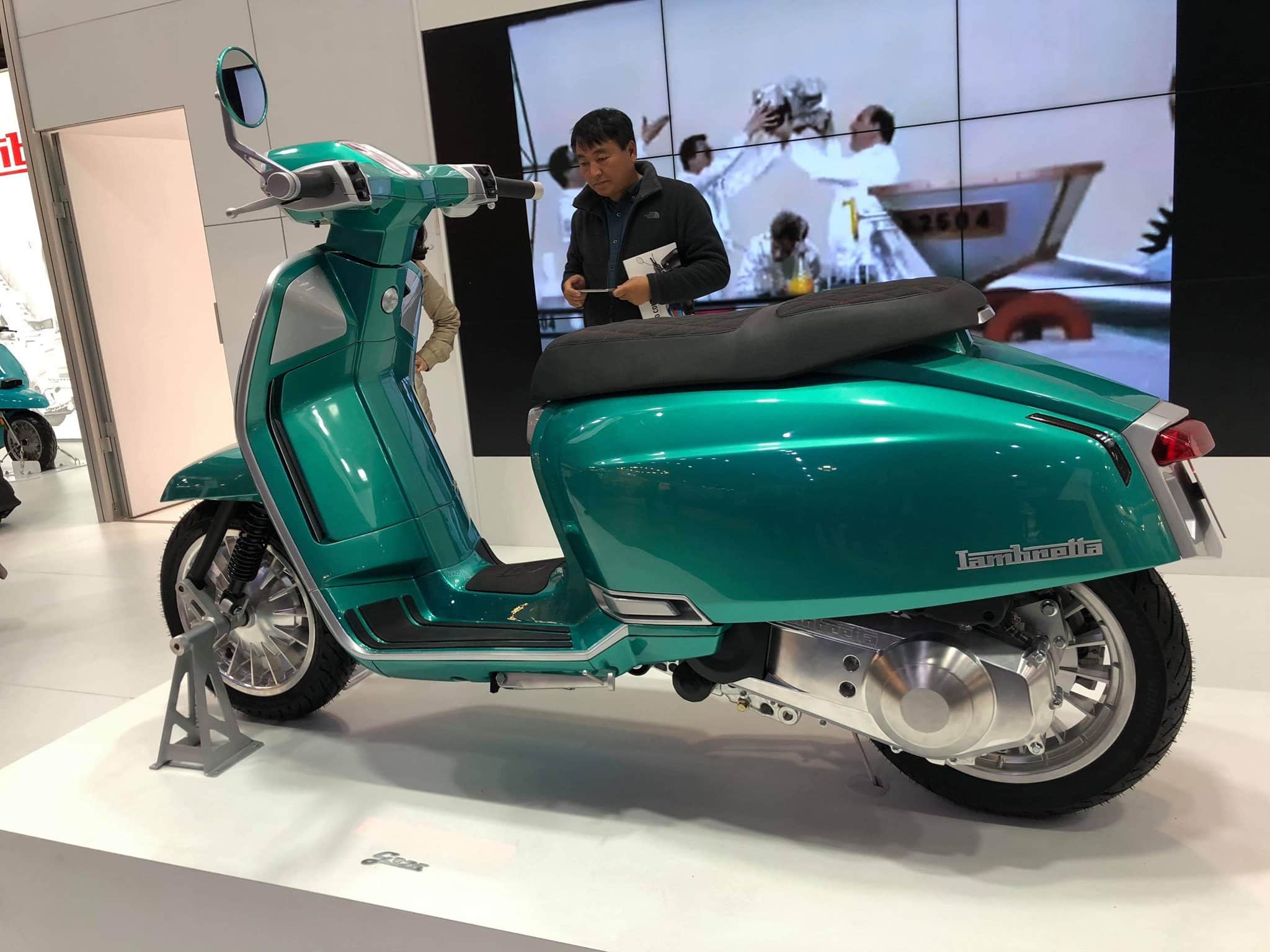 Lambretta G325 Electric Scooter Showcased in EICMA 2019, could be launch in Auto Expo 2020