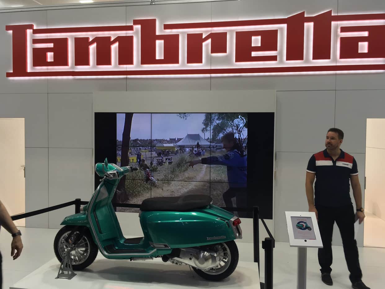 Lambretta G325 Electric Scooter Showcased in EICMA 2019, could be launch in Auto Expo 2020