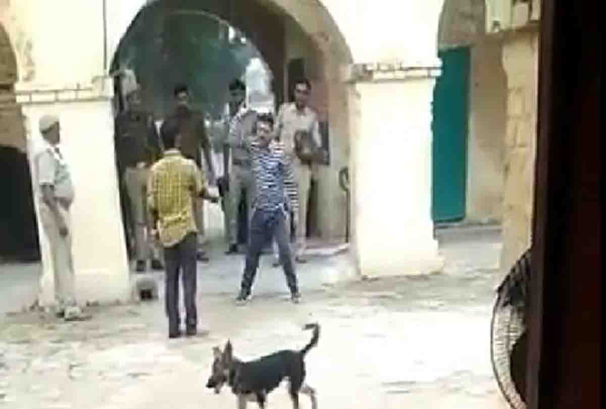 man brutally beaten in police station by police officer