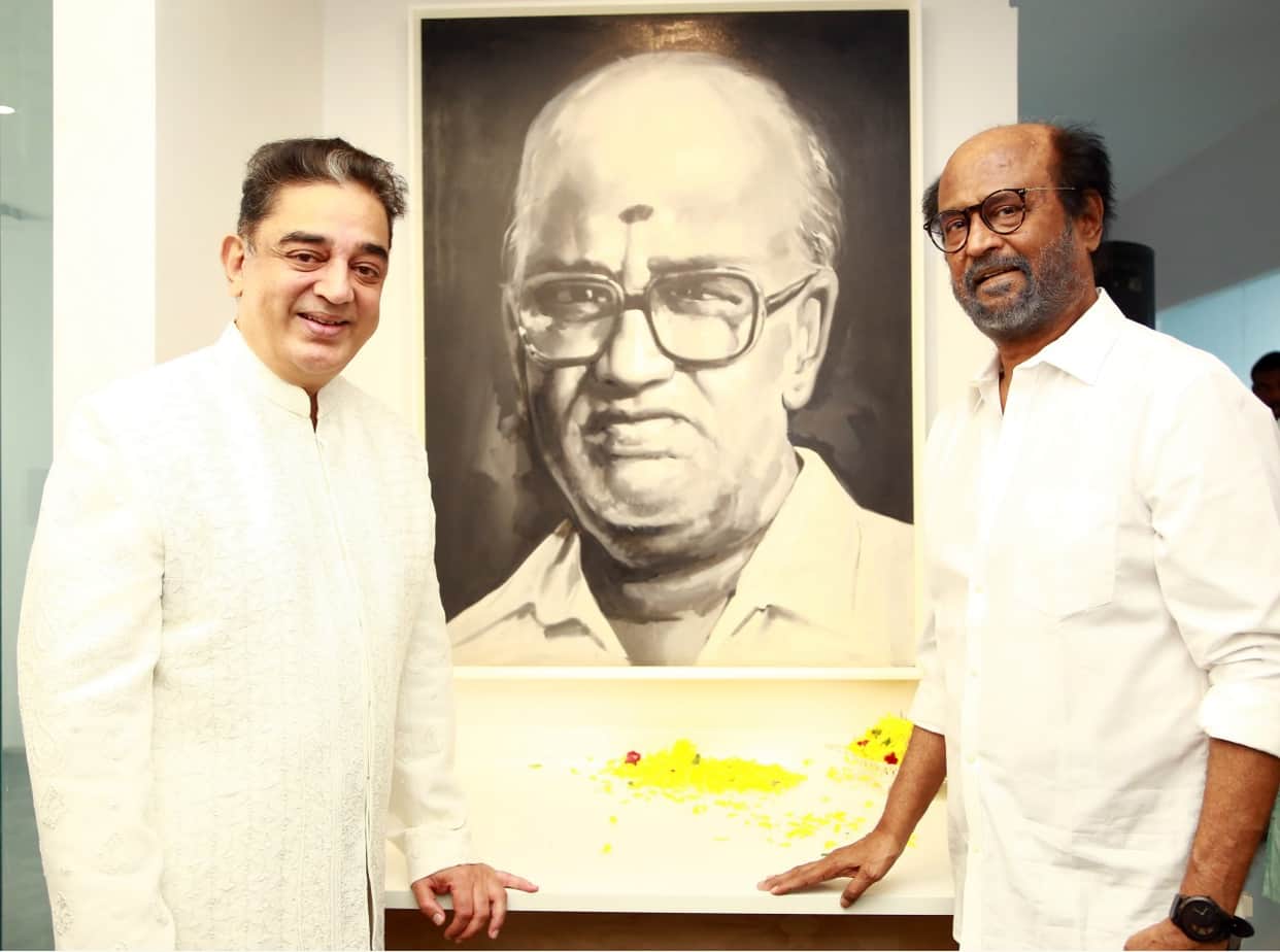 Kamal Haasan unveiled K Balachander statue on his birthday