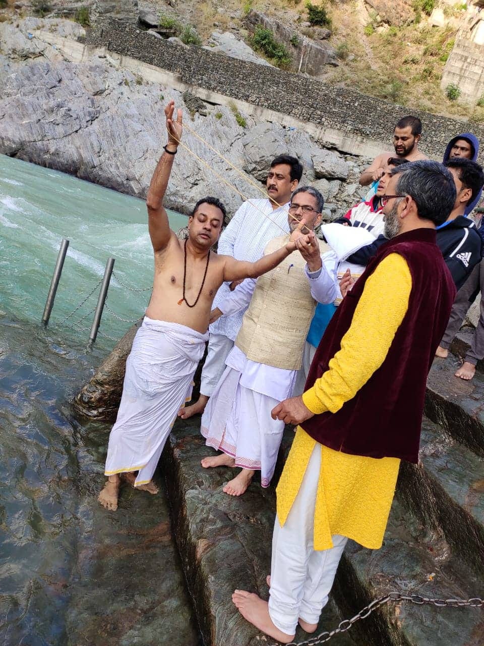Sambit patra Arrives uttarakhand for igas festival