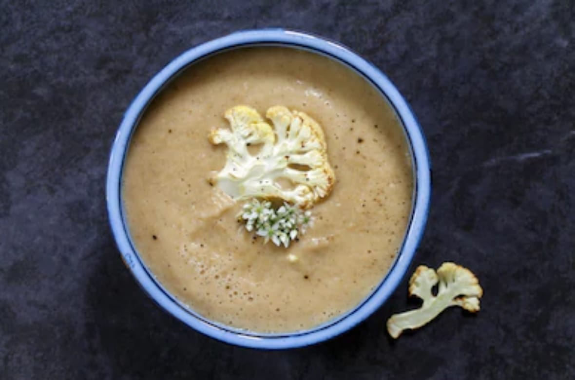 know how to make tasty cauliflower soup at home