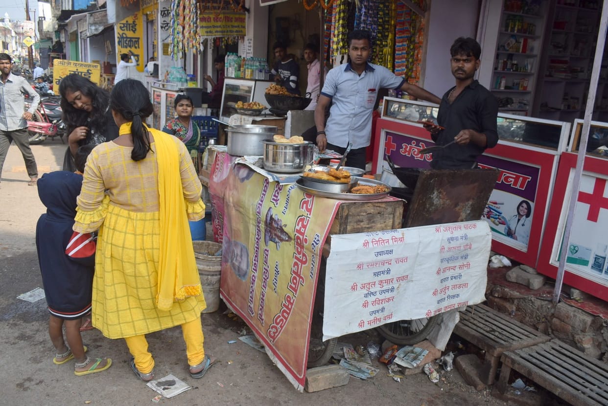 Encroachment in city traffic