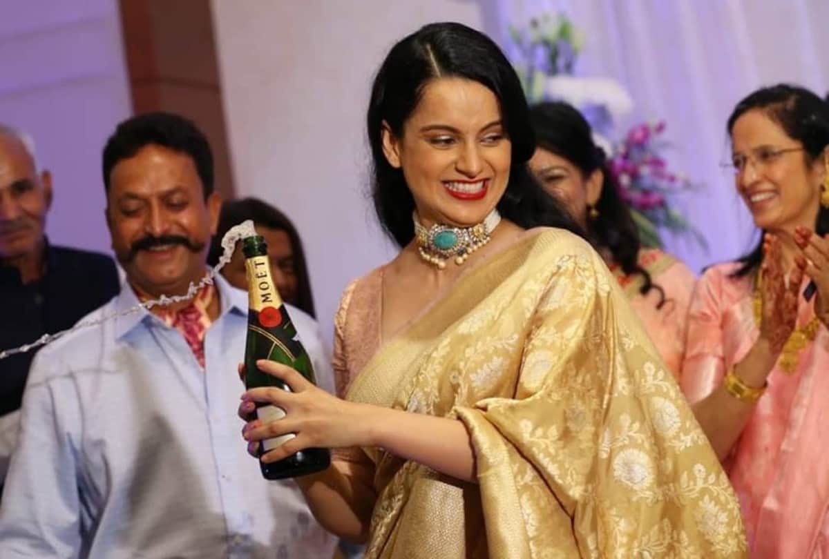 Kangana Ranaut Brother Akshat Engagement Pics viral actress in a celebration mood