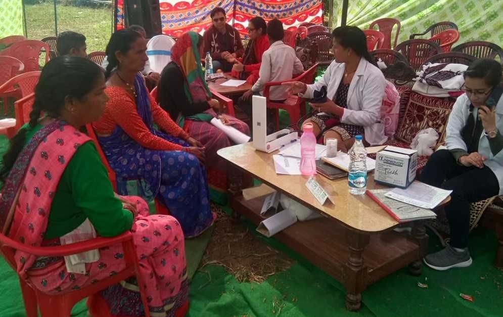 175 patients got treatment in camp