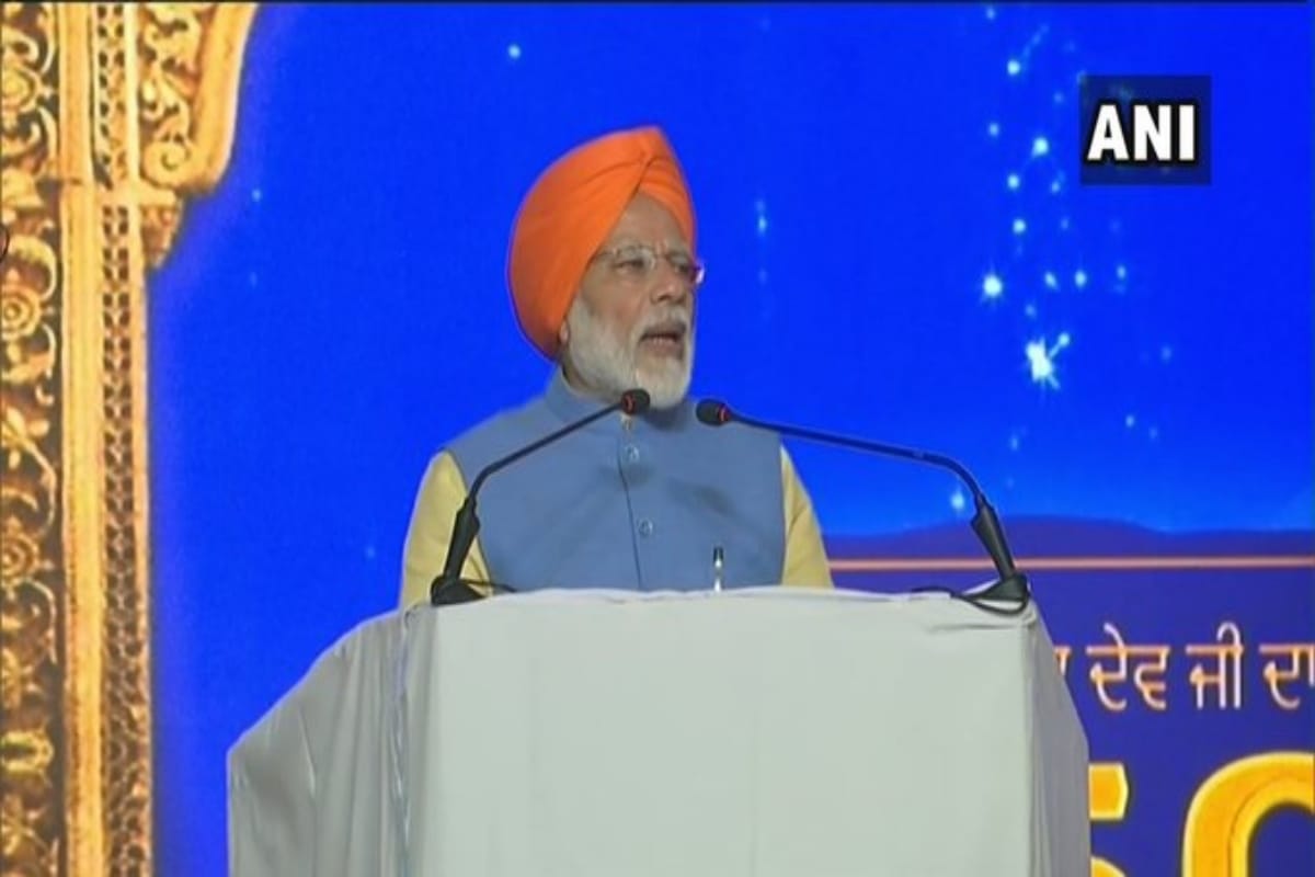 narendra modi kartarpur corridor sikh look