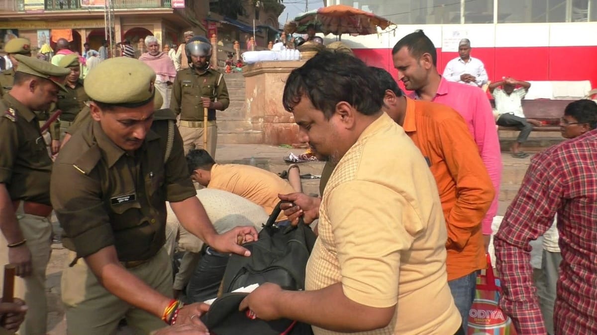 ayodhya verdict security people reaction on ayodhya case in varanasi