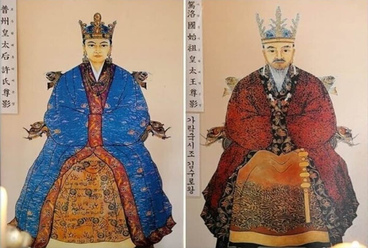 Princess of Ayodhya Heo Hwang ok had became the queen of Korea by marrying King Suro