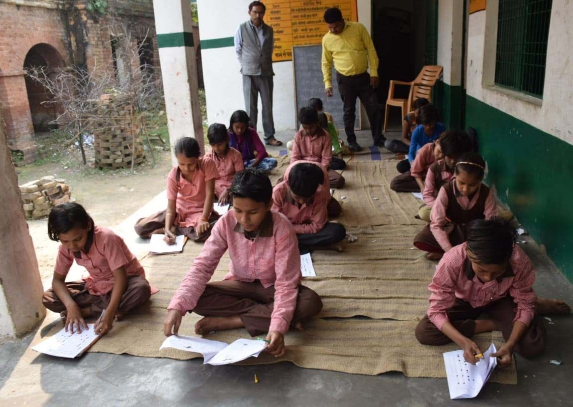 Children baffled by looking at OMR sheets