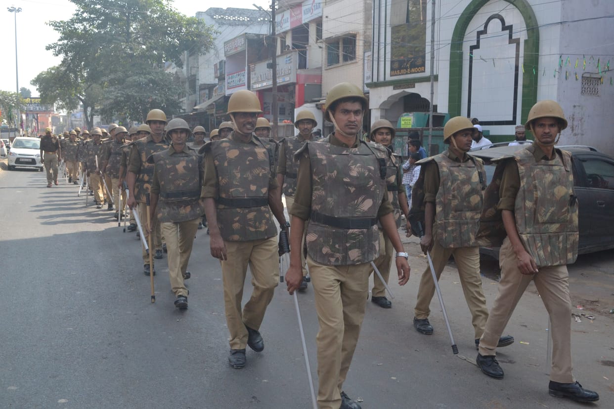 Police alert on ayodhya matter