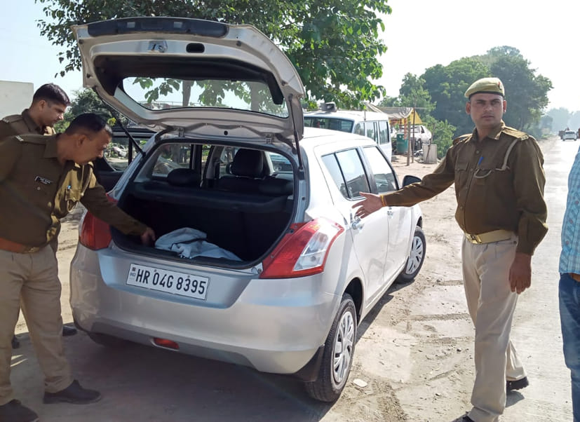 Strict vigil on the border, keeping a close watch on the movement of vehicles