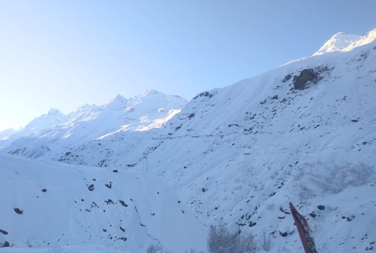 Peaks in Himachal covered with snow, spectacular view in Rohtang as soon as the weather opens