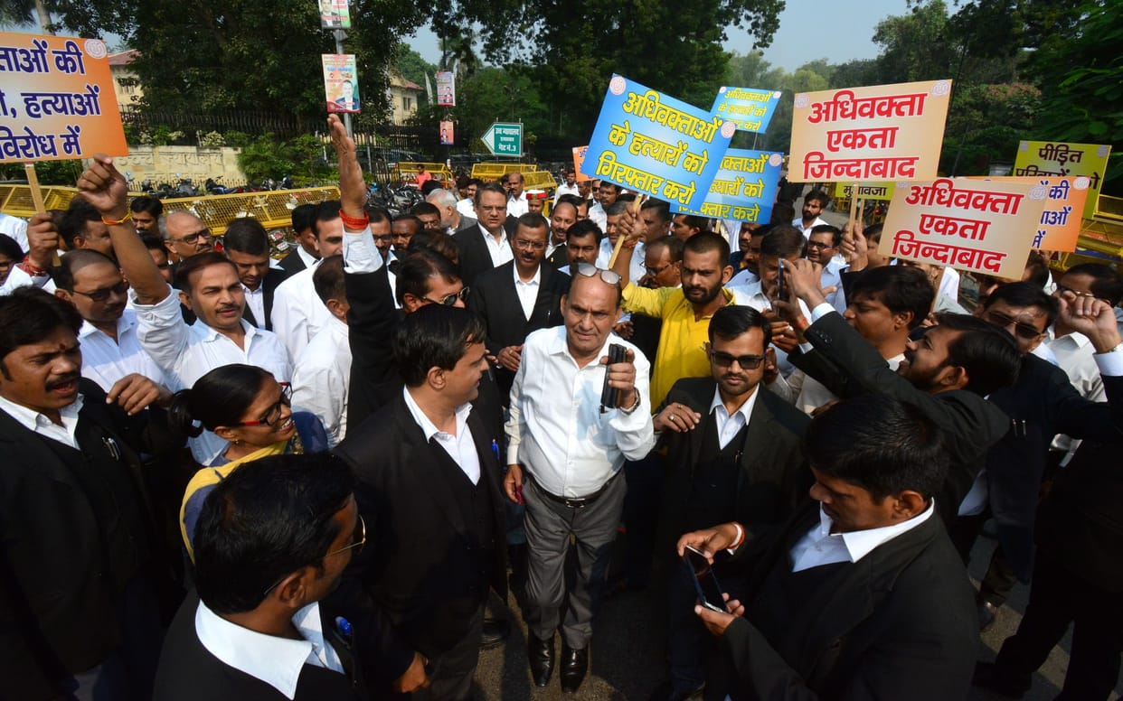 Tis Hazari court incident