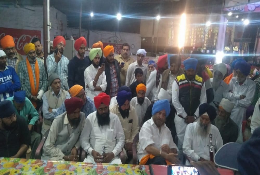 sikh protest for gurdwara gyan godri during going to hari pauri