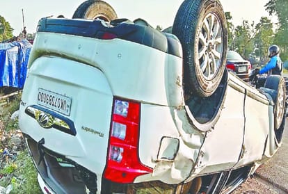 BJP MP tirath singh rawat Car Accident on delhi haridwar highway