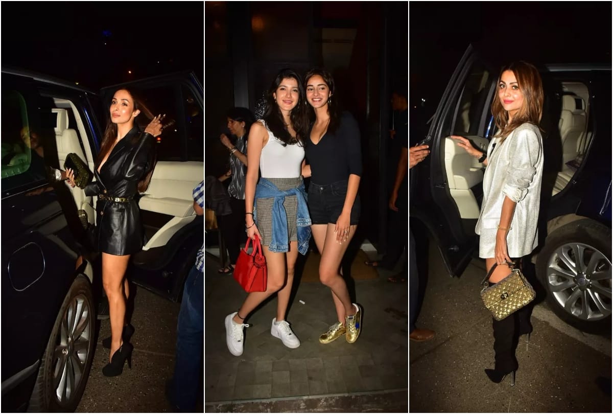malaika arora wear black dress in son arhaan khan 17th birthday
