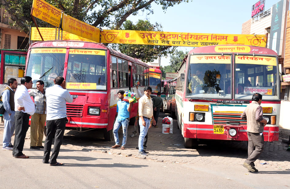 Shortage of passengers in trains and buses
