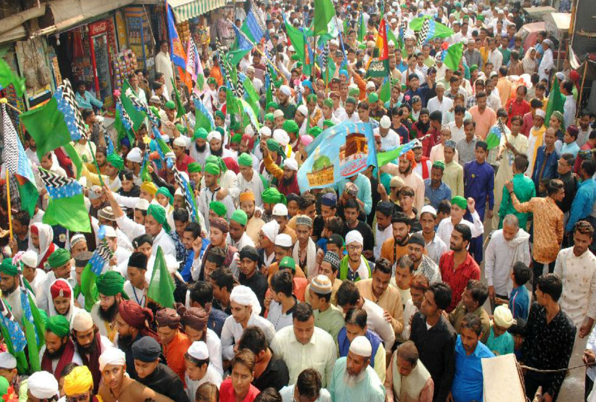 Barawafat Julus in Mathura Muslim Celebrate Festival