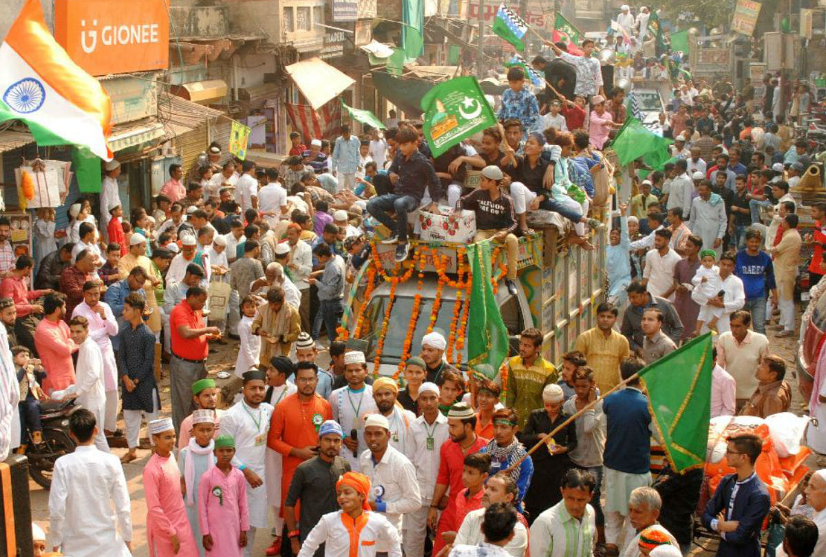 Barawafat Julus in Mathura Muslim Celebrate Festival