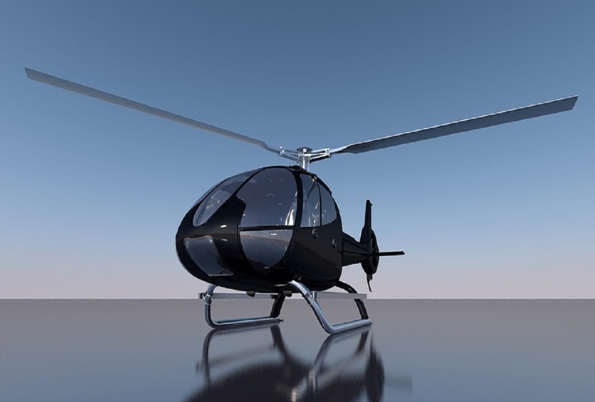 Indonesian man is building his own helicopter to avoid traffic jams