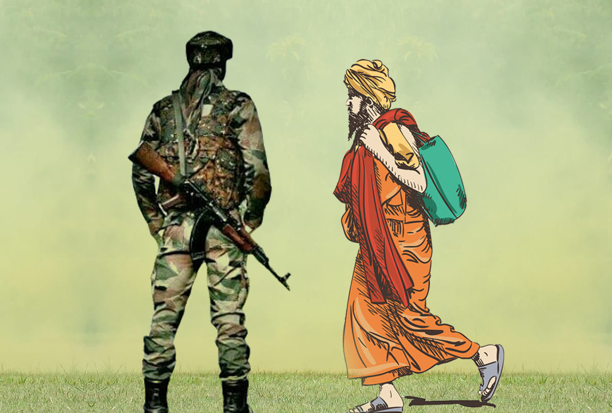 Indian army issued warning Beware of Pakistani agents posing as babas and monks